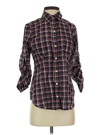 Pre-owned Converse One Star 3/4 Sleeve Button Down Shirt In Purple