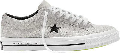 Pre-owned Converse One Star 74 Fragment Sneakers In Grey/white