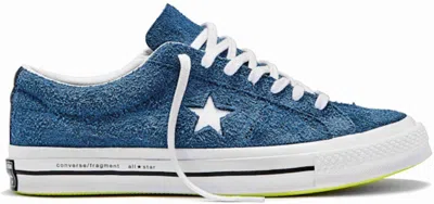Pre-owned Converse One Star 74 Fragment Sneakers In Navy Blue/white