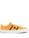 Converse Yellow One Star Academy Pro Suede Low Sneakers In Orange