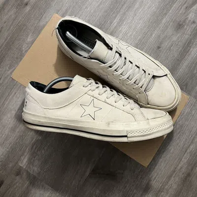 Pre-owned Converse One Star Cream 2018 Shoes In White