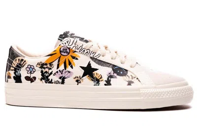 Pre-owned Converse One Star Floral Much Love Sneakers In Egretblack