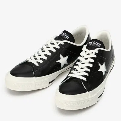 Pre-owned Converse One Star J Black × White All Star Made In Japan Model Us 4.5-10.5 Rare