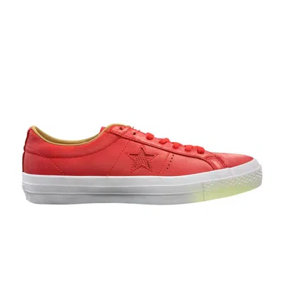 Pre-owned Converse One Star Leather Low 'casino' | Red | Men's Size 8