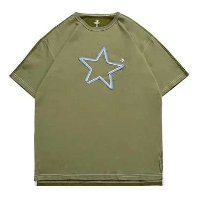Converse One Star Logo Tee 'olive Green'