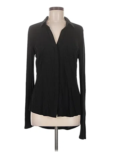 Pre-owned Converse One Star Long Sleeve Blouse In Black