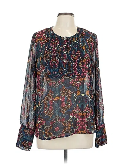 Pre-owned Converse One Star Long Sleeve Blouse In Blue