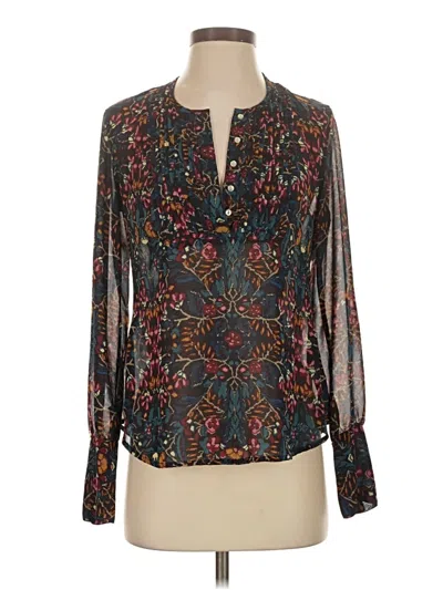 Pre-owned Converse One Star Long Sleeve Blouse In Teal