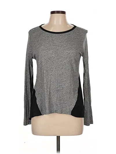 Pre-owned Converse One Star Long Sleeve T-shirt In Gray