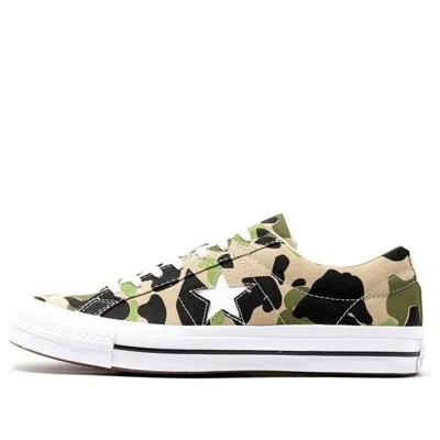 Converse One Star Low 'archive Print - Duck Camo' In Black