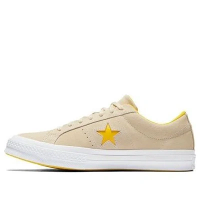Converse One Star Low 'beige Yellow' In Neutral
