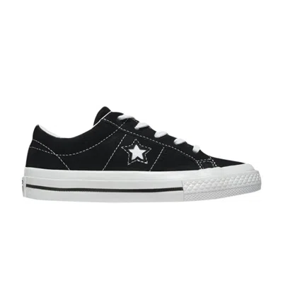 Pre-owned Converse One Star Low Ps 'black Suede' | Kid's Size 13