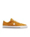 Converse One Star Pro Sneakers Gold In White