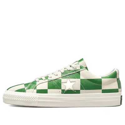 Converse One Star Low 'warped Board - Medium Green' In Multi