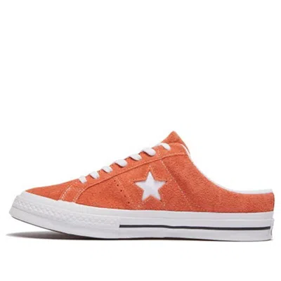 Converse One Star Mule 'rush Coral' In Orange