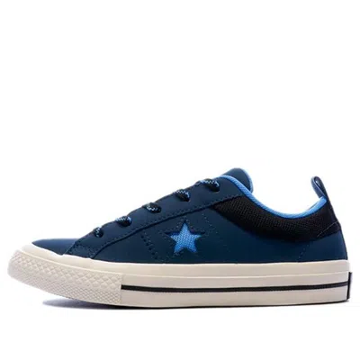 Converse One Star Non-slip Wear-resistant Low Tops Casual Skateboarding Shoes Blue