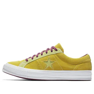 Converse One Star Ox 'apple Green' In Yellow