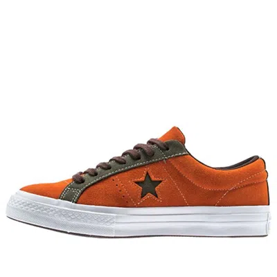 Converse One Star Ox 'bold Mandarin' In Orange