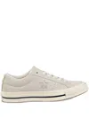 Converse One Star Ox "egret/gold/black" Sneakers In Neutral