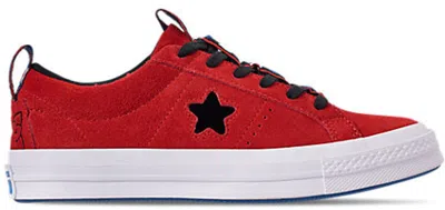Pre-owned Converse One Star Ox Hello Kitty (women's) Sneakers In Fiery Red/black/white