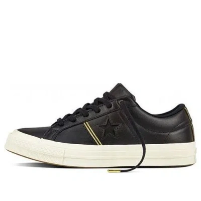 Converse One Star Ox Shoes 'black/white' Leather
