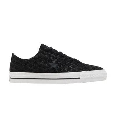 Pre-owned Converse One Star Pro Low 'bones' In Black