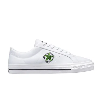 Pre-owned Converse One Star Pro Low 'monster Airbrush' In White