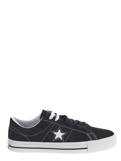 Converse One Star Pro Trainers In Black