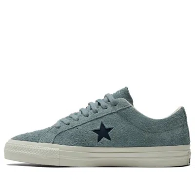 Converse One Star Pro Vintage Suede Low 'tidepool Grey' In Blue