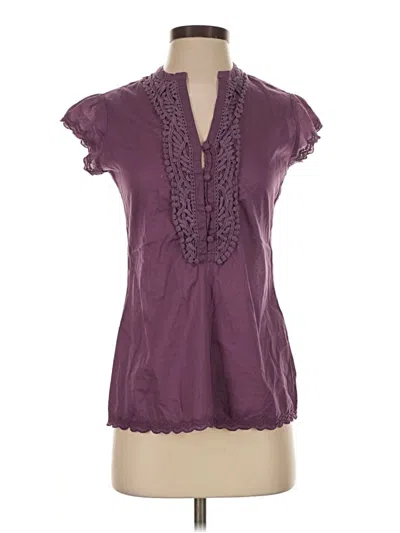 Pre-owned Converse One Star Short Sleeve Blouse In Purple