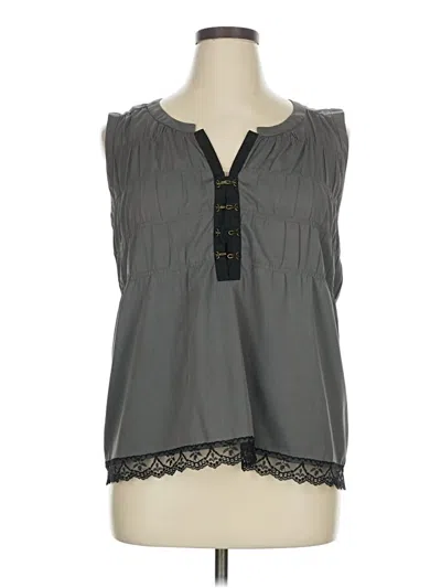 Pre-owned Converse One Star Sleeveless Blouse In Gray