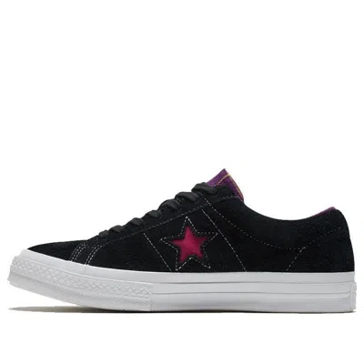 Converse One Star Suede Seasonal Colors Ox 'twisted Classic' In Black