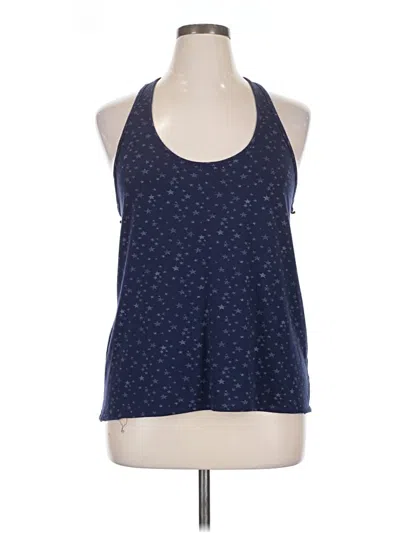 Pre-owned Converse One Star Tank Top Blue Halter Neckline Tops