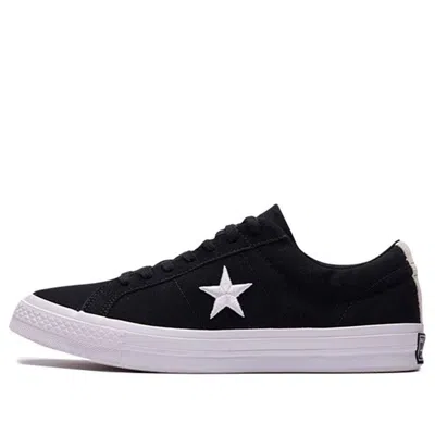 Converse One Star Wear-resistant Non-slip Low Tops Shoe Black White