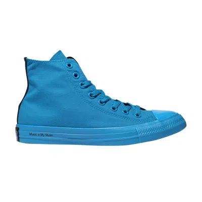 Pre-owned Converse Opi X Chuck Taylor All Star High 'music Is My Muse' In Blue