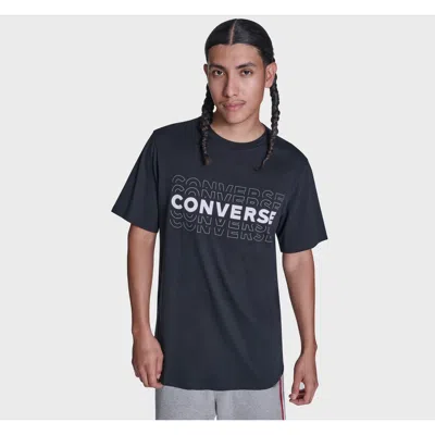 Converse Outlines T-shirt In Black