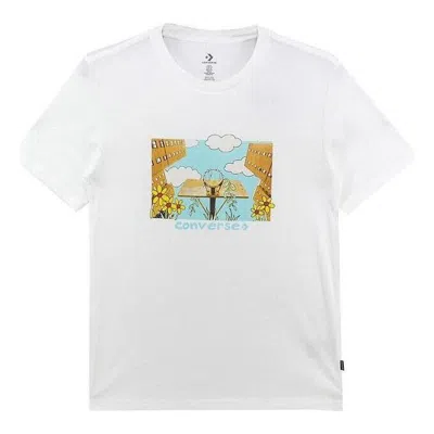 Converse Overgrown Hoops T-shirt 'white'