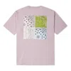 Converse Paisley Pattern T-shirt 'pink'