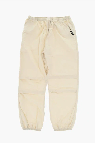 Converse Pantaloni Casual Parachute In Cotone Con Elastico In Vita In Neutral