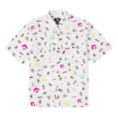 Converse Park Gym All Over Print Shirt 'white'