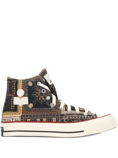 Converse Patch-work High-top Trainers In Black