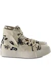Converse Patterned-detail High-top Sneakers In Neutral