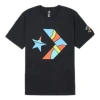Converse Peace And Unity Short Sleeve Tee 'black' In Blue