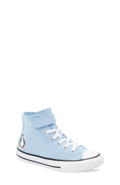 Converse Penguin All Star Easy On Canvas High Top Sneaker In Blue