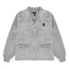 Converse Pile Fur Cardigan 'grey' In Gray