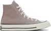 Converse Pink Chuck 70 High Top Sneakers In Dust/egret/blk