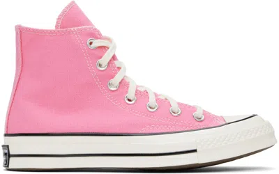 CONVERSE PINK CHUCK 70 HIGH TOP SNEAKERS