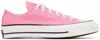 Converse Tie Low Upper Board Shoes In Pink/egret/black