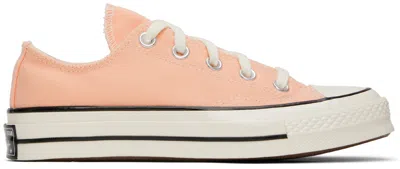 Converse Pink Chuck 70 Sneakers In Cheeky Coral/egret/b