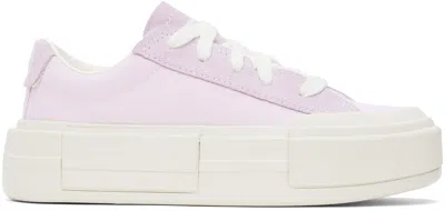 Converse Pink Chuck Taylor All Star Cruise Low Top Trainers In Lilac Daze/egret/whi